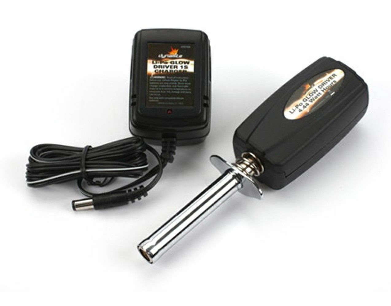 Dynamite DYN1926 LiPo Glow Driver / Ignitor w/ Battery & Charger Revo 3.3, T-Max