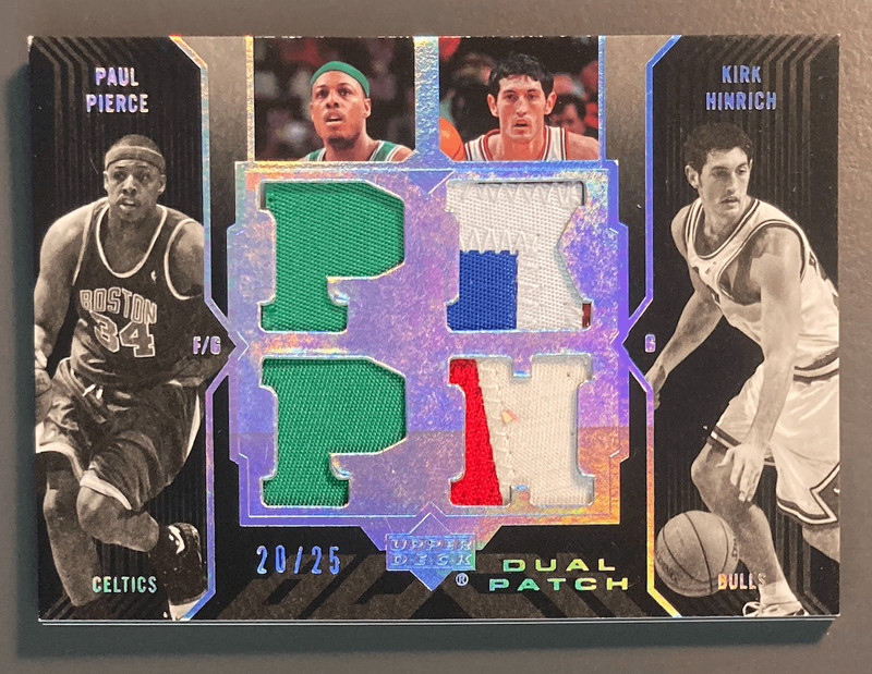 Pierce / Hinrich 2006 Upper Deck Black Dual Patch 20/25