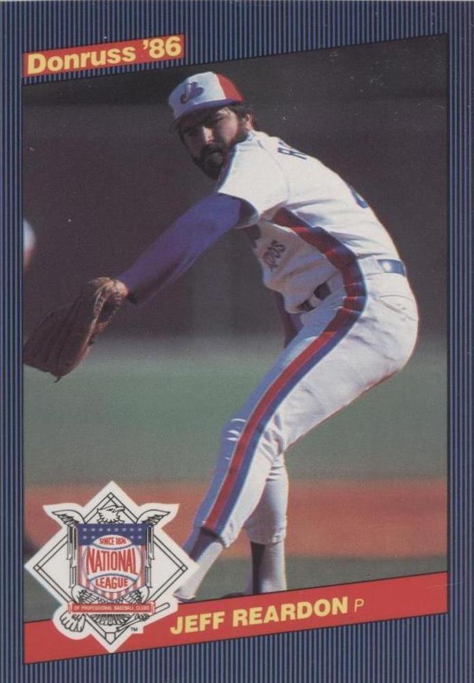 1986 年 Donruss 全明星 - Jeff Reardon #33