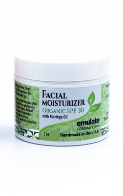 имитируйте натуральный уход Moringa Увлажняющий крем для лица SPF 30 2 унции крема