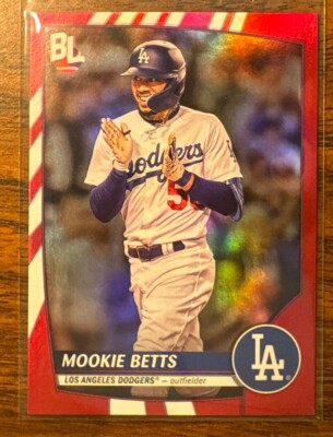 2023 Topps Big League Red Foil #285 Mookie Betts Mint Condition