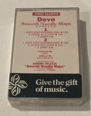 devo smooth noodle maps sampler cassette promo