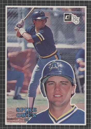1985 Donruss - Spike Owen #4