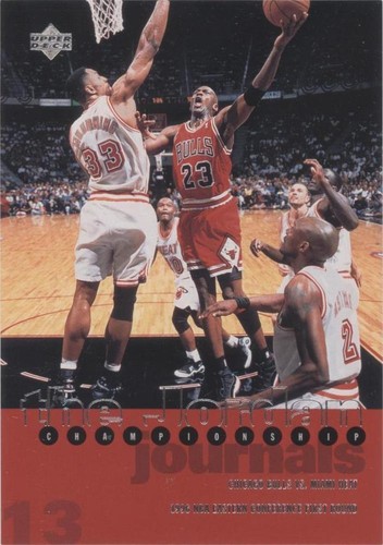 1997 Upper Deck The Jordan Championship Chronicles - Michael Jordan #13