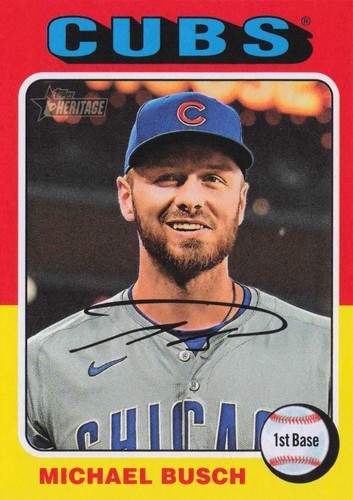 2024 Topps Heritage High Number - Michael Busch #537