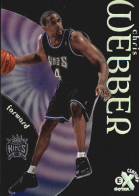 1998-99 E-X Century Sacramento Kings Basketball Card #40 Chris Webber