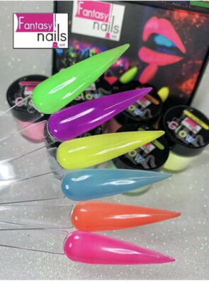 glowin the dark coleccion de fantasy nails