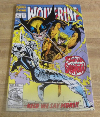 Marvel Wolverine 60 Comic Book Very Nice!!!
