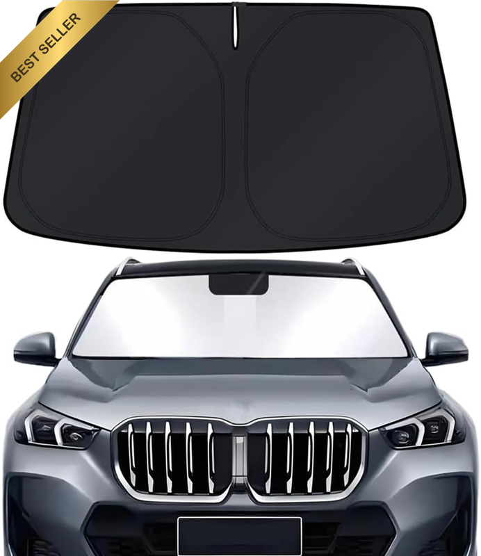 Windshield Sun Shade for BMW X1 2016-2025 Sunshade Accessories - 4 Layers Upgrad