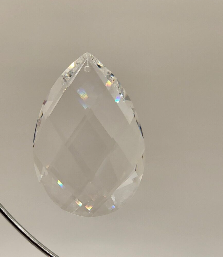 Swarovski Crystal Clear Swedish Full Cut 63mm Teardrop 8741 Suncatcher/ Prism