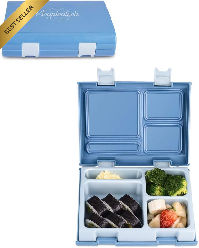 Bento Box Lunch Box for Kids Adults,1200Ml Larger Leakproof Containers,Durable 4