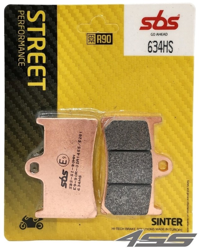 Sbs Plaquettes De Frein Pour Yamaha Fjr 1300 2001-2005 (634hs)