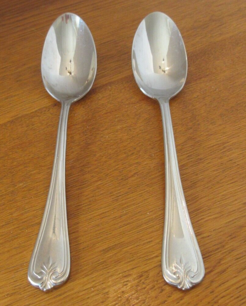 “BUTLER’S GOURMET” Lenox 18/8 Stainless 2 Teaspoons – 6 1/2”