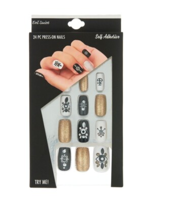 Evil Swize 24 Press On Nails Self Adhesive  Decorative New.