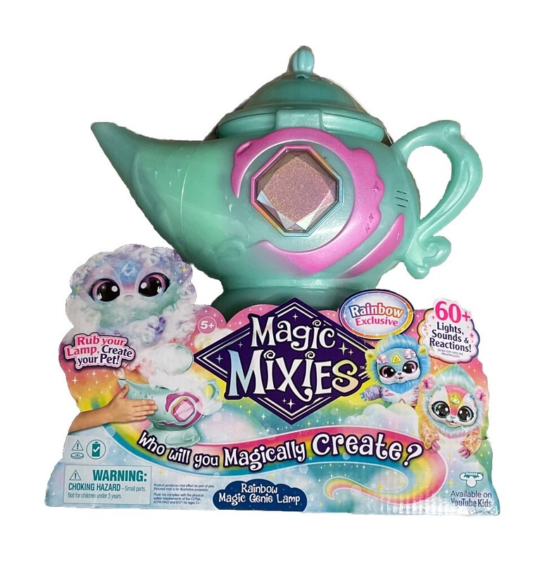 Magic Mixies Magic Genie Lamp with Interactive 8 Inch Rainbow