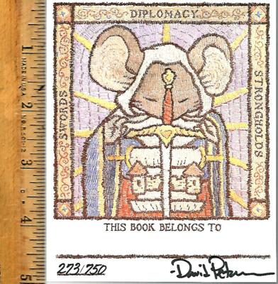 Mouse Guard 2014 Book Plate David Petersen Signed & Numbered Limited Edition 750