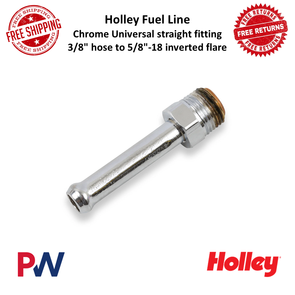 Holley Straight Fuel Line Holley Straight Fuel Line