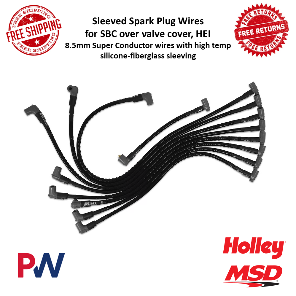 MSD SBC Wires Over Valve Cover MSD SBC Wires Over Valve Cover