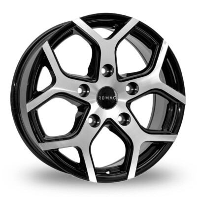 18"cobra blk pl Alloy Wheels Ford Focus/Mondeo/Transit Connect/Jag/Volvo + tyres