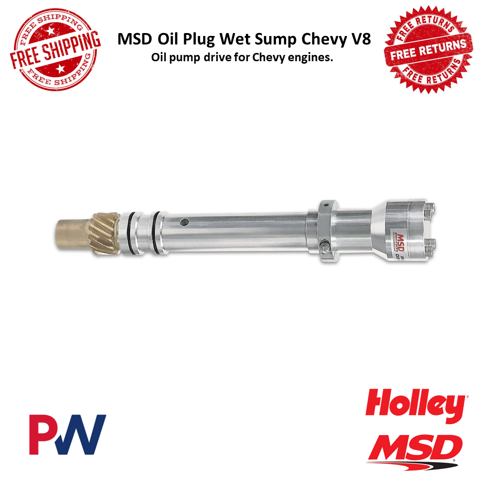 MSD Chevy V8 Wet Sump Oil Plug MSD Chevy V8 Wet Sump Oil Plug