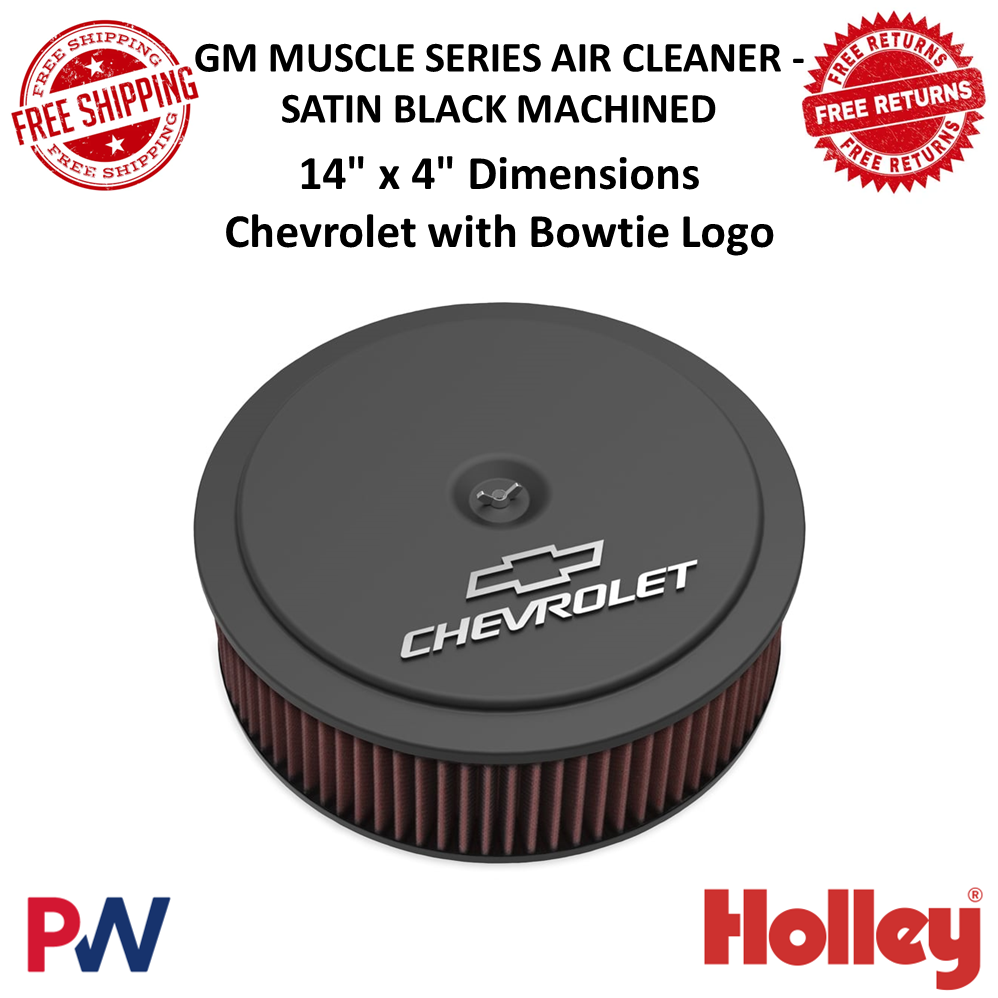 Holley 14 x 4 Air Cleaner GM Muscle Series Orange Holley 14 x 4 Air Cleaner GM Muscle Series Orange