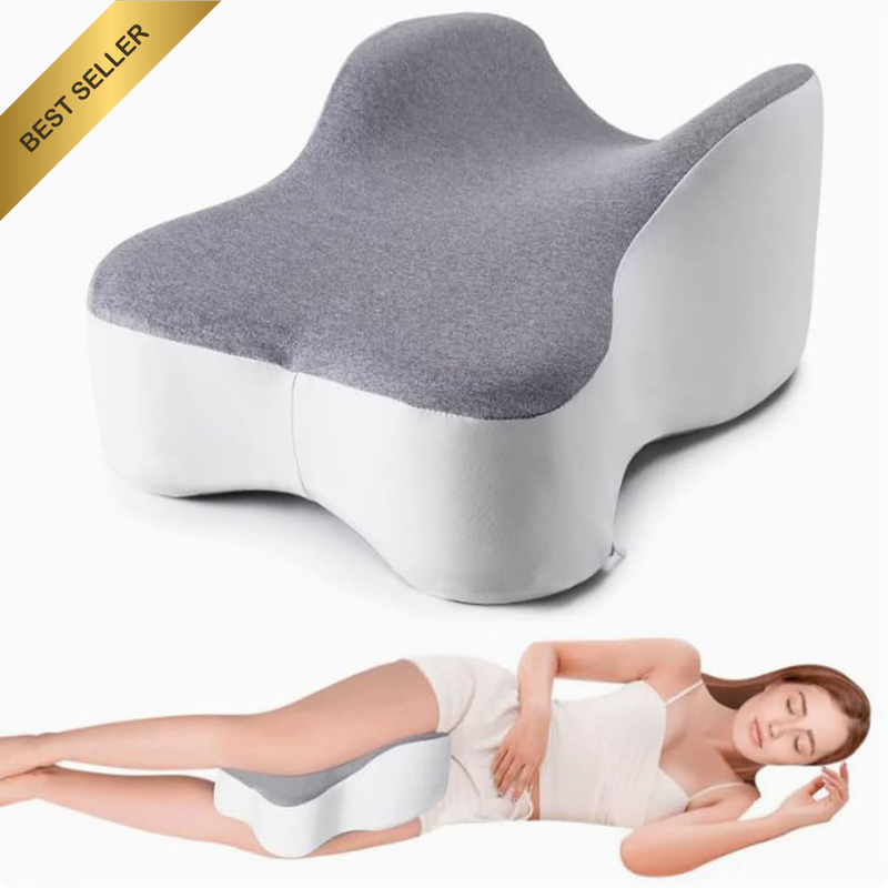 Long Knee Pillow for Side Sleepers, Leg Pillow Full Thigh and Knee Support for S