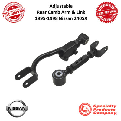 SPC Performance Adjustable Rear Camb Arm & Link Fits 95-98 Nissan 240SX #67775