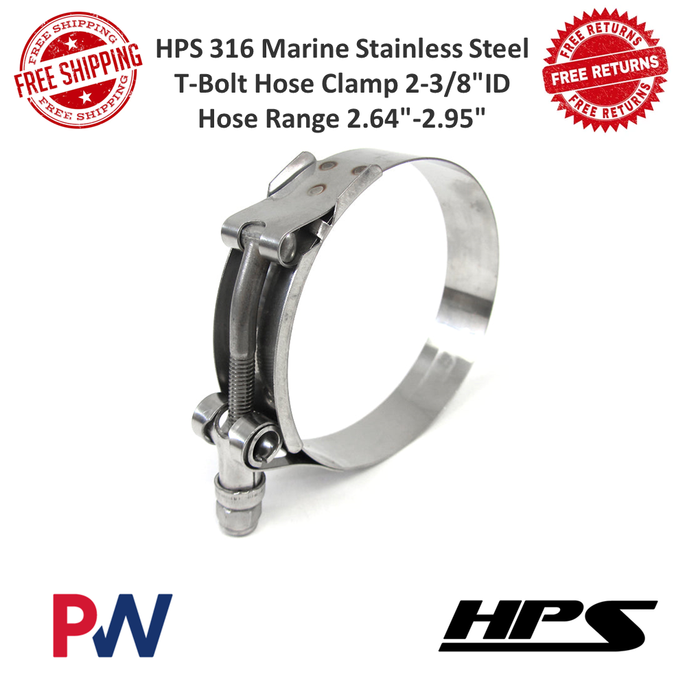 HPS Performance 316 Marine Stainless Steel T-Bolt Jamaica