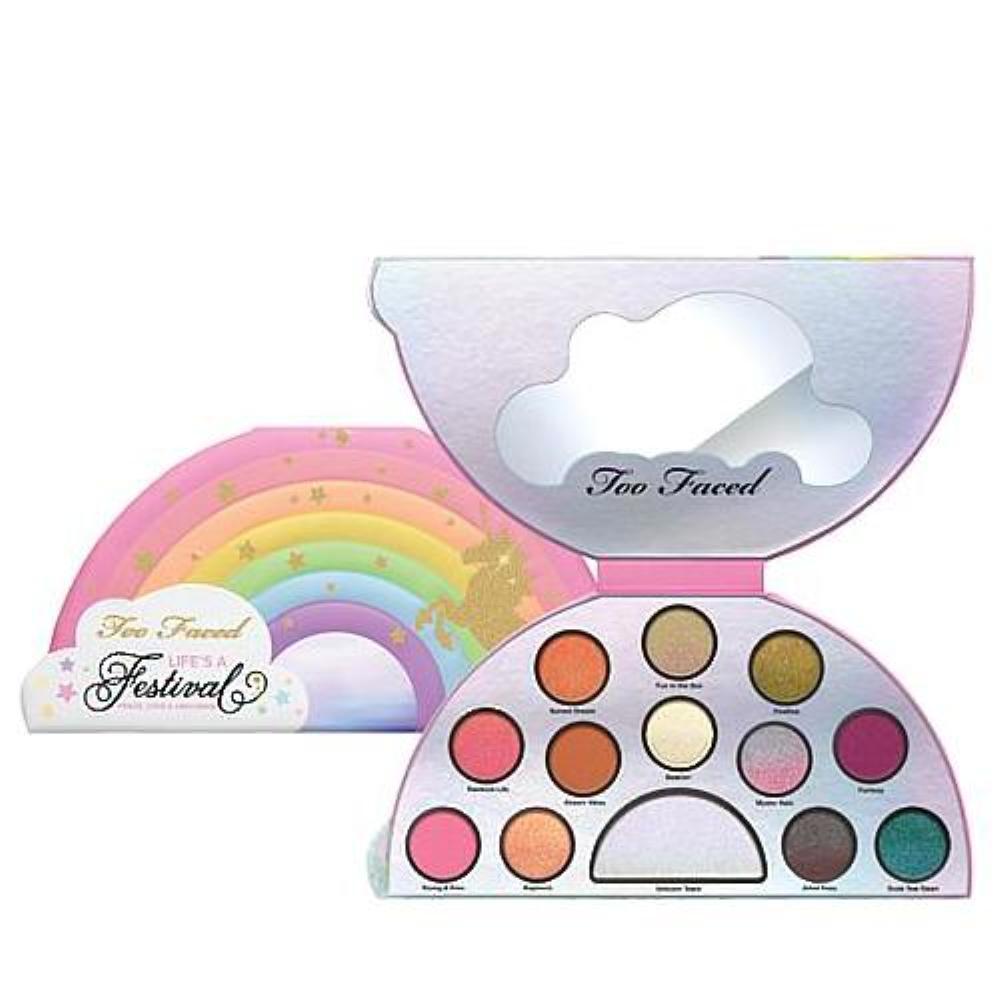 Too Faced LIFE'S A FESTIVAL ~ Mystical & Magical Unicorn Palette ~ AUTHENTIC