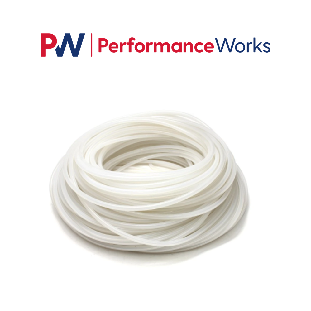 HPS 5ft Red Silicone Vacuum Hose - High Temp (350°F) 1/2" ID For Turbo/Coolant Systems