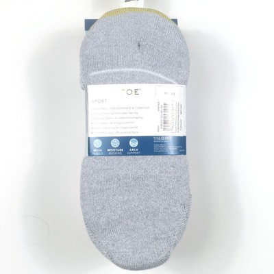 6 Pr Gold Toe Sport Womens Eco Tech So Low Socks Cinder 6202S1 New