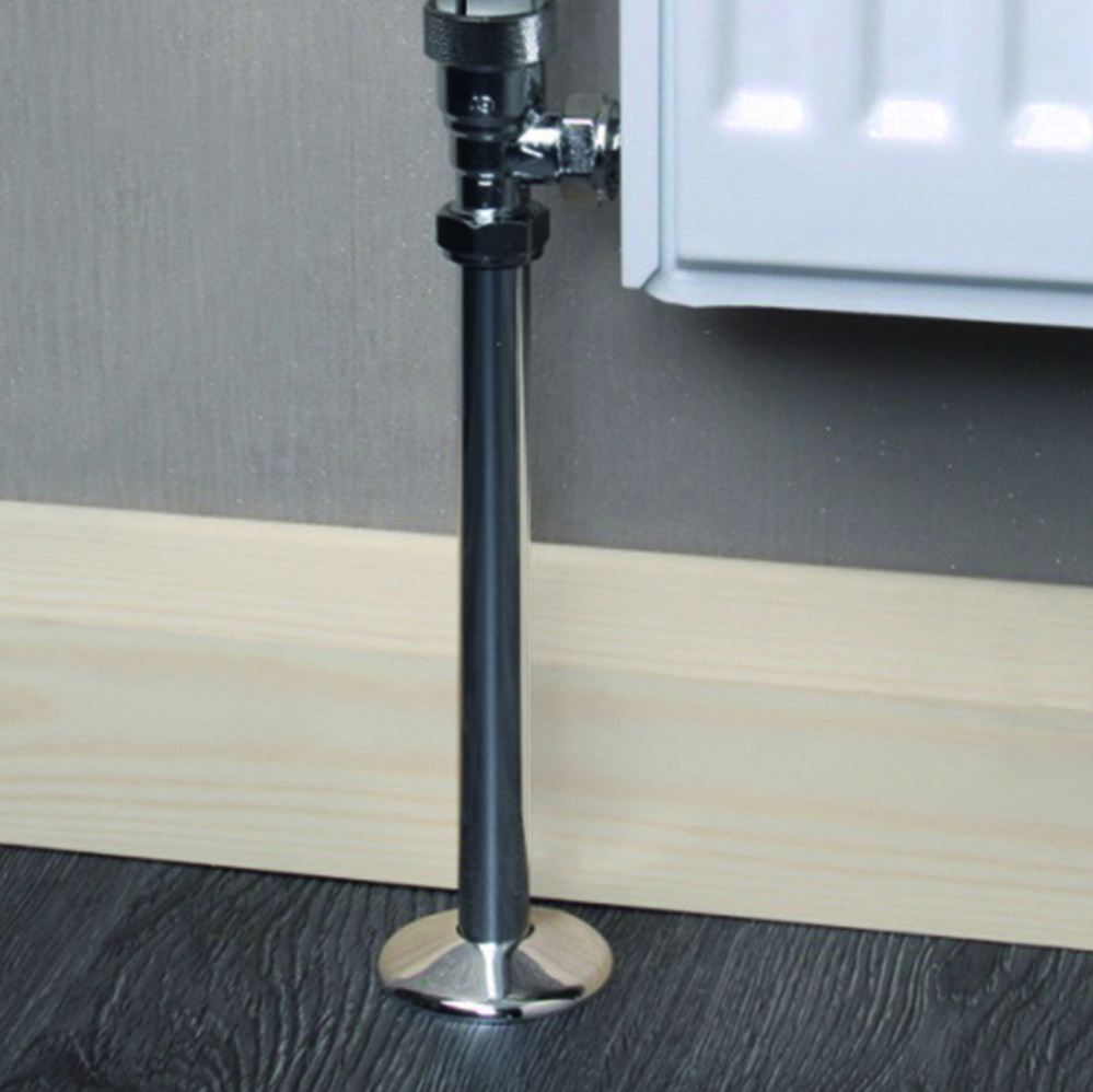 Snappit Towel Rail Radiator Pipe Covers Collars Black White Chrome