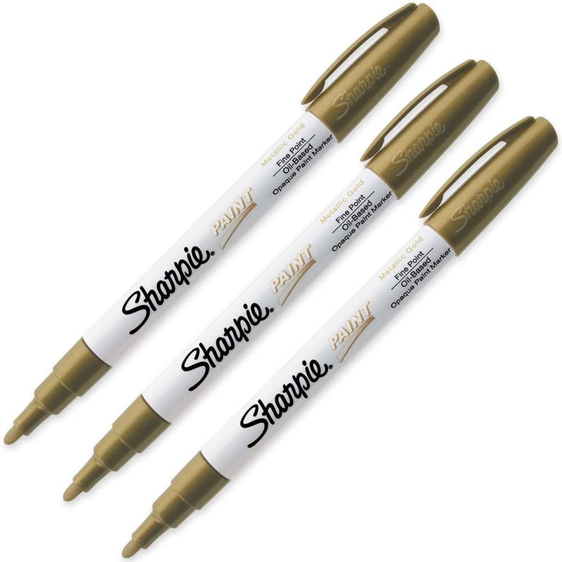 Sharpie - Oil-Based Paint Marker, Fine Point, Water Resistan