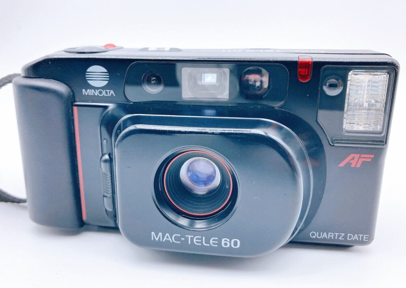 MINOLTA MAC-TELE60 35mm Point & Shoot Film Camera Tested Excellent