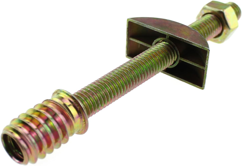 4 Sets Metal Furniture Connecting Parts with Half Moon Connectors Table Bed Asse