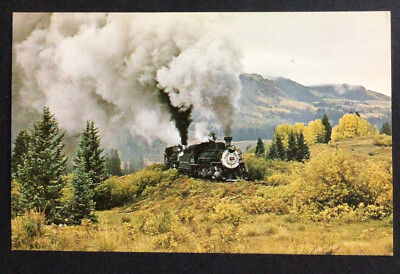 postcard Cumbers & Toltec Scenic Railroads Locomotives no 483 & 484