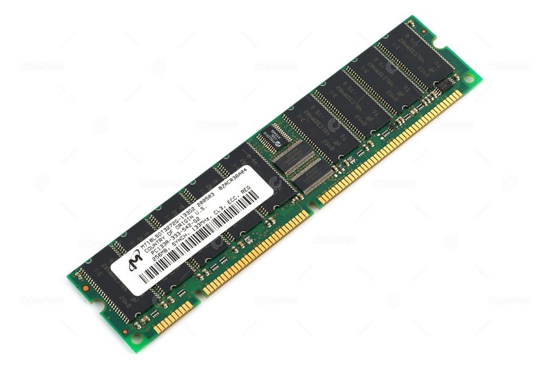 Mt18lsdt3272g-133g2 Micron 256mb Pc133r Ddr 133mhz 168 Pin Cl3 Ecc Sdram Rdimm