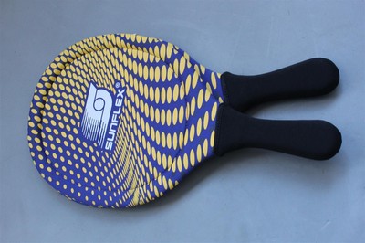 Sunflex Neopren Beachball Set Splash blau (317) | Beachball Set Schläger Racket