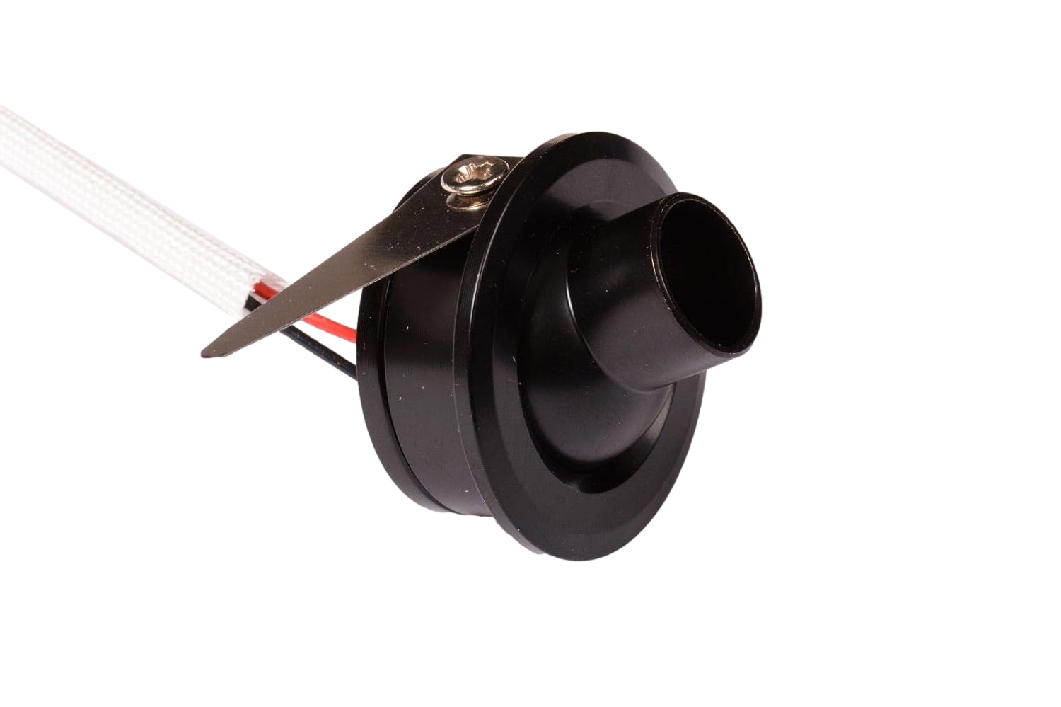 MICRO FARETTO LED NERO INCASSO 30° BIANCO NEUTRO 1w PUNTO LUCE ORIENTABILE D6E5