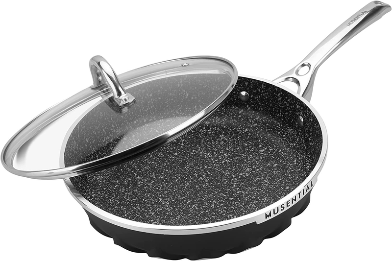 Skillet With Tempered Glass Lid, Pfoa-fre