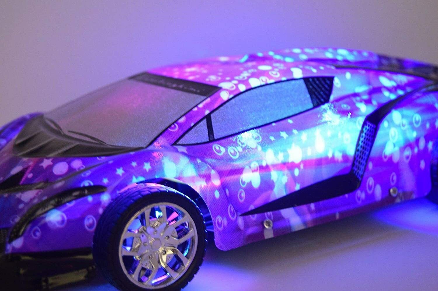 Rainbow Radio Remote Control Car Under Light Flash LED eBay