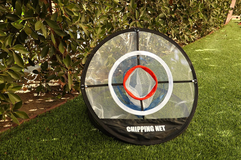 Chipping Net with Target, 20" Diameter, Portable Indoor/Outdoor Golf Practice Ne