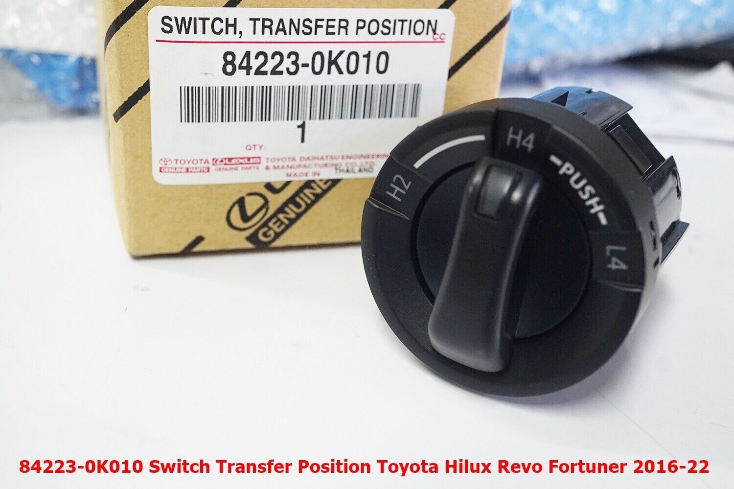 くじらすまいる TOYOTA GENUINE Land Cruiser SWITCH, TRANSFER POSITION 84223
