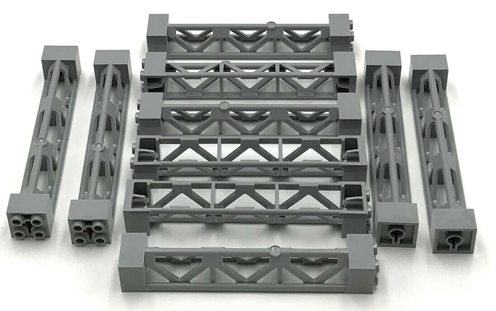 Lego 10 New Light Bluish Gray Support 2 x 2 x 10 Girder Lego 10 New Light Bluish Gray Support 2 x 2 x 10 Girder