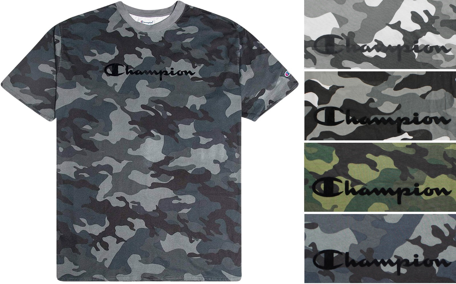 Champion Men's T-Shirt All Over Camouflage Big & Tall Champion Men's T-Shirt All Over Camouflage Big & Tall