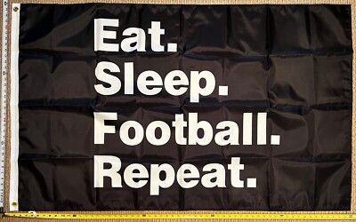 Football Flag FREE SHIPPING Clear Eyes Full Heart Beer College Man Cave USA 3x5
