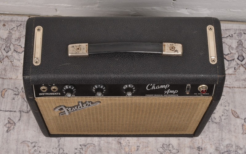VINTAGE 1966 FENDER CHAMP-AMP BLACKFACE CLEAN ALL ORIGINAL AND