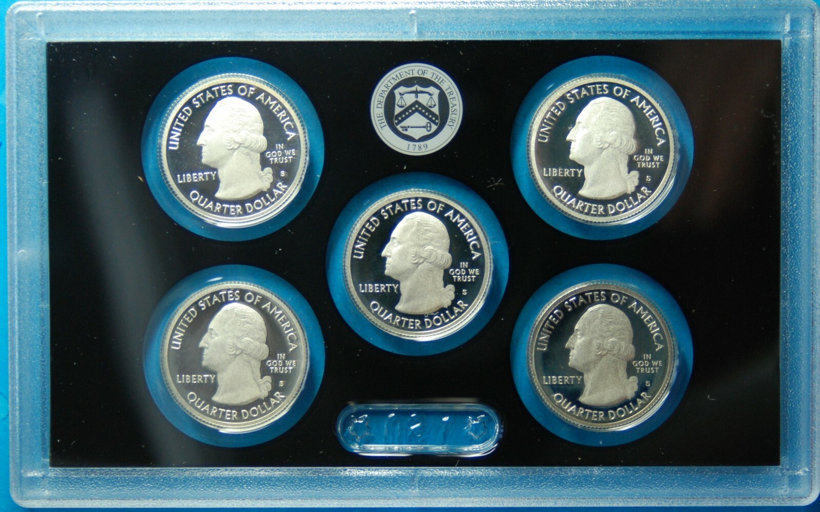 2012 US Mint Silver Proof Set, COA, Display cases, Box, 14 Coins REDUCED!!!!!