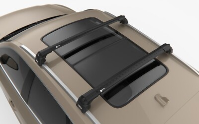 Roof Rack For Renault Koleos 2017-2023 Carrier Cross Bars Black Set