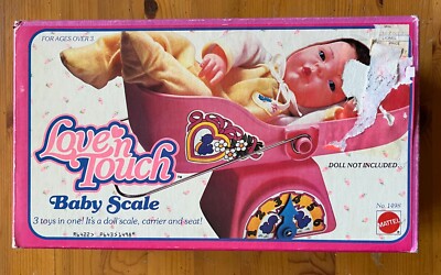 Mattel Love N Touch Toy Baby Doll Scale No. 1498 New Old Stock 1980